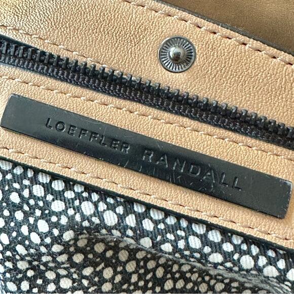 LOEFFLER RANDALL Studded Tan Leather Tote Tassels and tonal - Picture 13 of 16